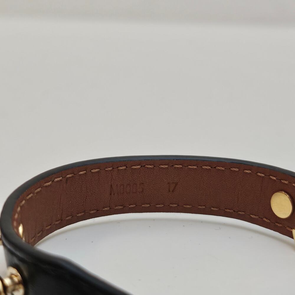 Louis Vuitton Iconic Leather Bracelet Black - Picture 5 of 6